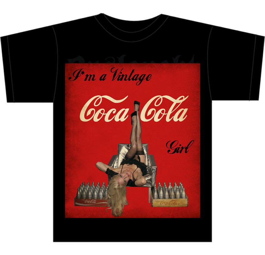  Vintage Coke girl 